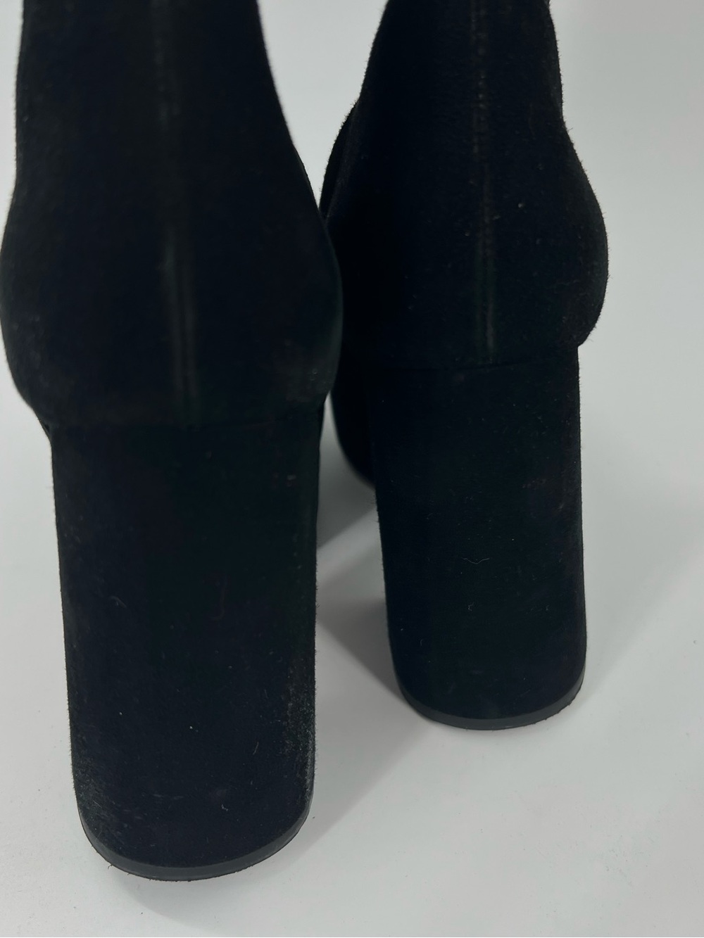 Gucci Madame Black Suede Knee High Boots Size 37 / US 6 - Picture 8 of 10